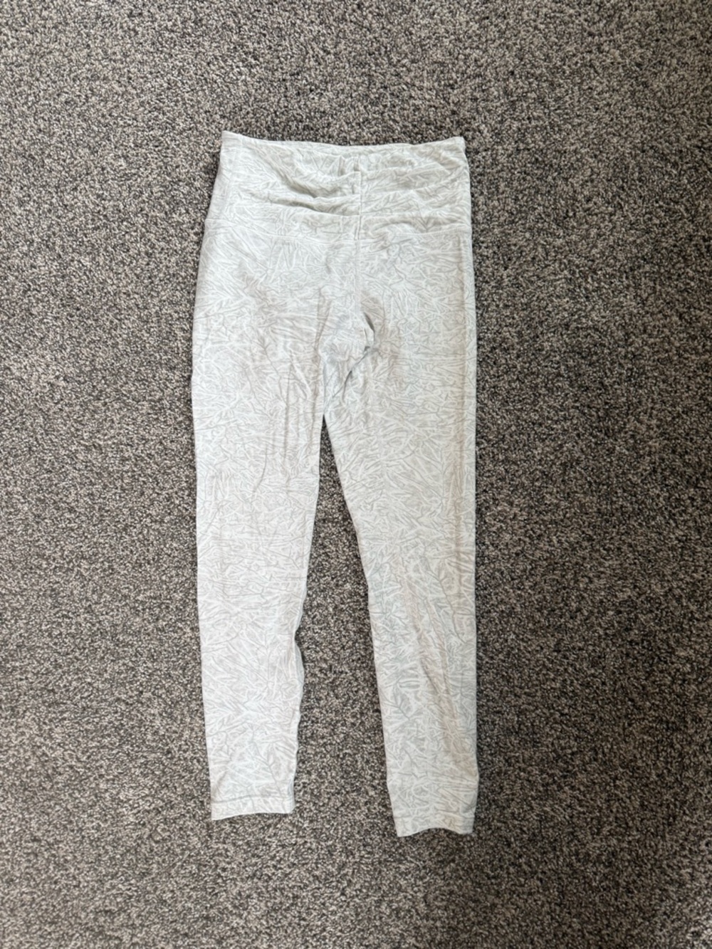 ZYIA Women’s Pewter Fog Knife Waisted 7/8 24” Heather Gray Patterned Leggings 2
